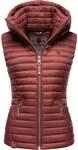Steppweste NAVAHOO "Shadaa", Damen, Gr. XS (34), rot (bordeaux), Oberstoff: 100%