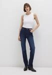 Straight-Jeans MAVI "KENDRA", Damen, Gr. 30, L&auml;nge 34, blau (deep brushed...
