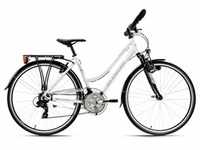 Trekkingrad KS CYCLING "Canterburry" Fahrräder Gr. 48 cm, 28 Zoll (71,12 cm), weiß