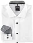 Businesshemd OLYMP "Luxor modern fit", Herren, Gr. 45, Verl&auml;ngerter Arm, grau