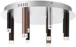 BRILLIANT Deckenleuchte "Cembalo", braun (braun, kaffee), 12, &Oslash; 50,5cm H: 21,5cm, 1
