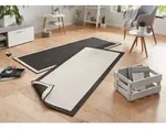 Teppich HANSE HOME "Panama Wendeteppich" Gr. 13, schwarz, B:80cm H:5mm L:350cm,