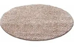 Hochflor-Teppich AYYILDIZ TEPPICHE "Life Shaggy 1500" Gr. 9, beige, H:30mm &Oslash;:160cm,