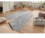 Teppich HANSE HOME "Curacao" Gr. 13, grau, B:80cm H:5mm L:350cm, Kunstfaser,