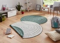 HANSE Home Teppich "Bali Wendeteppich" rund 5 mm H&ouml;he In-& Outdoor, Wetterfest,