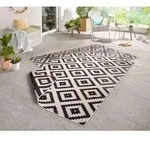 Teppich HANSE HOME "Malta Wendeteppich" Gr. 4, schwarz (schwarz, creme), B:160cm
