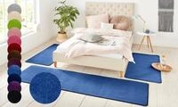 HANSE Home Bettumrandung "Shashi" H&ouml;he 8 mm 3 Stk. tlg. Kurzflor, Unifarben,