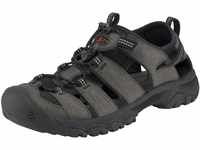 Sandale KEEN "TARGHEE III S" Gr. 44, grau (grau, schwarz) Schuhe Schnürhalbschuhe