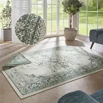 Teppich HANSE HOME "Borbon Wendeteppich" Gr. 33, beige (creme, gr&uuml;n), B:200cm...