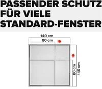 tesa Insektenschutz-Fensterrahmen "FALT Alu Rahmen teleskopierbar Premium" Packung,