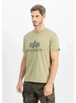 T-Shirt ALPHA INDUSTRIES "Basic T-Shirt BL", Herren, Gr. XL, gr&uuml;n (light olive),