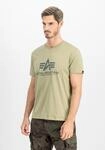 T-Shirt ALPHA INDUSTRIES "Basic T-Shirt BL", Herren, Gr. XL, gr&uuml;n (light olive),