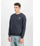 Sweater ALPHA INDUSTRIES "Basic Sweatshirt SL", Herren, Gr. M, blau (navy),
