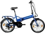 E-Bike ZÜNDAPP "Z101" Gr. 37, blau, E-Bikes, 37cm, 20 Zoll (50,80cm), Pedelec, E-Bike ZÜNDAPP "Z101" Gr. 37, blau, E-Bikes, 37cm, 20 Zoll (50,80cm), Pedelec,