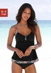 LASCANA Tankini mit bedruckten Eins&auml;tzen