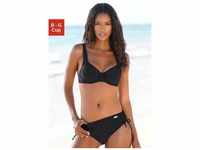 Bügel-Bikini LASCANA Gr. 36, Cup G, schwarz Damen Bikini-Sets Ocean Blue mit