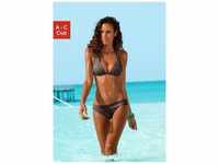 Triangel-Bikini LASCANA Gr. 40, Cup A, braun Damen Bikini-Sets Ocean Blue...