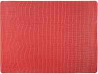 Platzset STUCO "Orinoco" Platzsets Gr. Polyvinylchlorid-Polyester, rot Platzsets