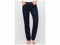 Slim-fit-Jeans ANGELS "DOLLY" Gr. 34, Länge 30, blau (night blue) Damen Jeans
