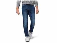 5-Pocket-Jeans TOM TAILOR "Josh" Gr. 36, Länge 32, blau (mid stone washed denim)