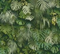 A.S. Cr&eacute;ation Vliestapete "Greenery mit Palmenprint in Dschungel Optik" Wald 