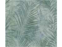 A.S. Création Vliestapete "Neue Bude 2.0 Tropical Concret mit Palmenblättern",