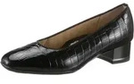 Pumps ARA "GRAZ", Damen, Gr. 6 (39), schwarz, Lackleder, Reptilienpr&auml;gung,