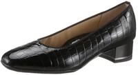 Pumps ARA "GRAZ", Damen, Gr. 6 (39), schwarz, Lackleder, Reptilienpr&auml;gung,