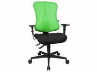 Bürostuhl TOPSTAR "Sitness 90" Stühle schwarz (schwarz, grün) Drehstühle