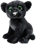 Kuscheltier HEUNEC "Misanimo, Panther, 45 cm", schwarz, Pl&uuml;schfiguren, KinderH:45cm,