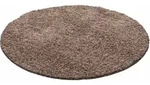 Hochflor-Teppich AYYILDIZ TEPPICHE "Life Shaggy 1500" Gr. 9, braun (mokka), H:30mm