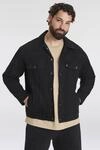 Levis Plus Jeansjacke "BIG TRUCKER" ohne Kapuze mit Knopfleiste und Brusttaschen
