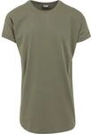 URBAN CLASSICS T-Shirt "Urban Classics Herren Long Shaped Turnup Tee" 1 Stk.