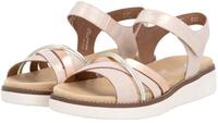 Remonte Riemchensandale, Keilabsatz, Sommerschuh, Sandalette mit herausnehmbarer