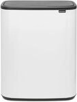 Brabantia M&uuml;lleimer "Bo Touch Bin, 2 x 30L" Soft-Touch-&Ouml;ffnungssystem