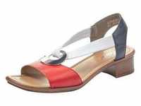 Sandalette RIEKER Gr. 37, rot (rot, kombiniert) Damen Schuhe Sandaletten