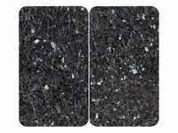 Herd-Abdeckplatte WENKO "Blauer Marmor" Herdabdeckplatten Gr. B/H/L: 30 cm x 5,5 cm x
