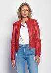 Lederjacke MAZE "Grenada", Damen, Gr. XL, rot, Obermaterial: 100% Lammleder. Futter: