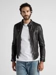 Bikerjacke JCC "51167", Herren, Gr. 54, braun, Obermaterial: 100% Lammleder;