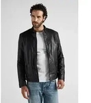 Lederjacke JCC "16-13-2", Herren, Gr. XXL, schwarz, Obermaterial: 100% Leder...