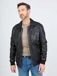 Blouson JCC "Karlstad", Herren, Gr. L, schwarz, Obermaterial: 100% Leder Schaf;