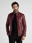 Lederjacke JCC "40700", Herren, Gr. 52, rot, Obermaterial: 100% Lammnappa. Futter: