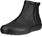 Stiefelette ECCO "ECCO SOFT 7 TRED", Damen, Gr. 45, Warmfutter, schwarz, Leder,