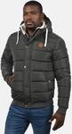 Winterjacke BLEND "Winterjacke BHFrederico", Herren, Gr. L, grau (phantom grau),