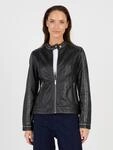 Lederjacke JCC "870041", Damen, Gr. XL, schwarz, Oberstoff: 100% Lammleder. Futter.