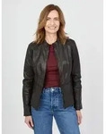 Lederjacke JCC "Era", Damen, Gr. 36, braun, Obermaterial: 100% Lammnappa; Futter: