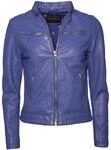 Lederjacke JCC "8006", Damen, Gr. XL, blau, Oberstoff: 100% Lammnappa; Futter: 65%