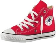 Sneaker CONVERSE "Kinder Chuck Taylor Hi", Kinder, Gr. 27, rot, Textil, Schuhe