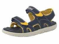 Sandale TIMBERLAND "Perkins Row 2-Strap" Gr. 30, blau (navy, gelb) Schuhe