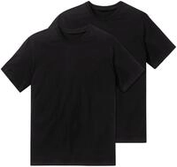 Schiesser T-Shirt "Essentials" 2er-Pack, mit Rundhalsausschnitt